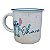 Caneca Xicara De Porcelana Retro Stitch Ohana - Imagem 2