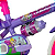 Bicicleta infantil aro 12 com rodinha Nathor Violet - Imagem 4