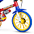 Bicicleta aro 12 rodinhas fire man original - Imagem 5