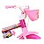 Bicicleta Infantil Aro 12 Com Rodinha Nathor Rosa Flower - Imagem 5