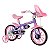 Bicicleta Infantil aro 12 com rodinha Nathor Minnie - Imagem 1
