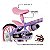 Bicicleta Infantil aro 12 com rodinha Nathor Minnie - Imagem 5