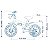 Bicicleta infantil Aro 12 Com Rodinha Mechanic Nathor - Imagem 6
