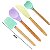 Utensílios Espátula Colher Pão Duro de Silicone Colorida - Imagem 6