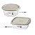 Pote Sanremo Plastico Retangular Redondo 620ml - Imagem 2
