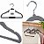 Kit Com 3 Cabide Aveludado Conjunto Cabide RioHome - Imagem 7