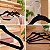 Kit Com 3 Cabide Aveludado Conjunto Cabide RioHome - Imagem 5
