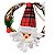 Guirlanda De Madeira Papai Noel Enfeite Natalino - Imagem 2