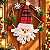 Guirlanda De Madeira Papai Noel Enfeite Natalino - Imagem 1