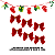 Kit com 8, 12 ou 24 Lacinhos Decorar Laço de Natal Enfeites - Imagem 3