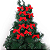 Kit com 8, 12 ou 24 Lacinhos Decorar Laço de Natal Enfeites - Imagem 4
