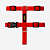 Kit Vermelho - Peitoral H com Guia - Imagem 2