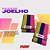 FAIXA DE JOELHO - LISTRADA AZUL, AMARELO E ROSA - Imagem 1