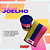FAIXA DE JOELHO - LISTRADA AZUL, AMARELO E ROSA - Imagem 2