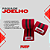 FAIXA DE JOELHO VERMELHA COM GRAFITE - Imagem 2