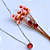 Conjunto de Zircônias Vermelhas Redondas - Imagem 4