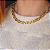 Choker Dourada Elos Entrelaçados - Imagem 1