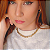 Choker Dourada Elos Entrelaçados - Imagem 3