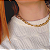 Choker Dourada Elos Entrelaçados - Imagem 4