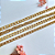 Choker Dourada de Corrente Laminada M - Imagem 2