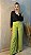 CALÇA FLAIR VERDE EM ALFAIATARIA - Imagem 1