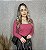BLUSA CROPPED PINK EM TRICOT - Imagem 1
