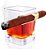 Copo para Whisky com porta Charuto - Imagem 1