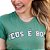 Camiseta Feminina Baby Look Verde - Deus é bom - Imagem 2