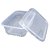 Pote  Retangular 150ml com Tampa c/ 20 un. - Prafesta - Imagem 2
