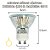 Kit 3 Lâmpadas LED Dicroica 1,3W 20LEDS 6400K 127V GU10 - Imagem 2