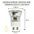Lâmpada Led Mini Dicroica MR11 7LEDS 6400K 127V GU10 - Imagem 4