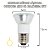 Kit 2 Lâmpadas Led Dicroica MR16 3W 6400K E27 127V - Imagem 3