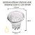 Kit 3 Lâmpadas LED Mini Dicroica MR11 1W 15 LEDS 4000K 12V Bipino - Imagem 4