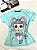 Camiseta Algodão Menina Verão LOL - Imagem 1