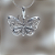 Pingente Borboleta 2 cm x 2,8 cm peso 2,6 gramas - Imagem 3