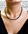 Colar Choker Esferas de Hematita e Prata 925 4mm - Imagem 5