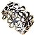 Anel Flores de Prata 925 4g - Imagem 1