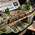 Ponte Metálica c Pilares para maquetes de ferromodelismo - Ho 1:87 / mdf p/ Pintura - Imagem 1