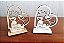 Decoração De Mesa Casamento/ Bodas Personalizada Mdf Crú - Imagem 1