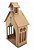 Oratório Capela Igreja Mdf Crú Decoração Provençal 30 Cm - Imagem 1