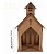 Oratório Capela Igreja Mdf Crú Decoração Provençal 30 Cm - Imagem 3