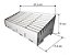 Organizadores Celular Assistência Técnica Mdf 40 D. Branco - Imagem 5