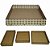 Trio Bandeja Lateral Para Pérolas 3 Fileiras Mdf Crú - Imagem 1