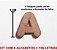 Alfabeto 6 Jogos De Letras De A A Z Mdf Crú 4 Cm. - Imagem 3