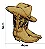 Apliques Botas Chapéu Mdf Crú Festa de Peão/ Cowboy/ Junina - Imagem 4