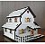 Kit 5 Casinhas Maquete Modelismo Ho 1:87 Mdf Iluminação. - Imagem 2