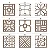 Kit Placas Painel Elemento Vazado Cobogó Mdf Crú 20cm. - Imagem 2