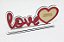 Porta Retrato Love Amor Foto Mdf Branco - Imagem 3