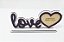 Porta Retrato Love Amor Foto Mdf Branco - Imagem 2