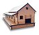 Estação Férrea - Ho 1:87 Maquetes/ Modelísmo mdf p/ Pintura - Imagem 2